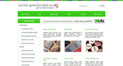 Desktop Screenshot of levne-gravirovani.cz